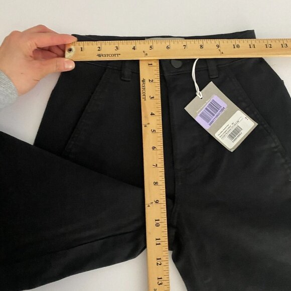 Everlane The Utility Barrel Pant High-Rise Crop in Black Size 000 - Picture 9 of 11